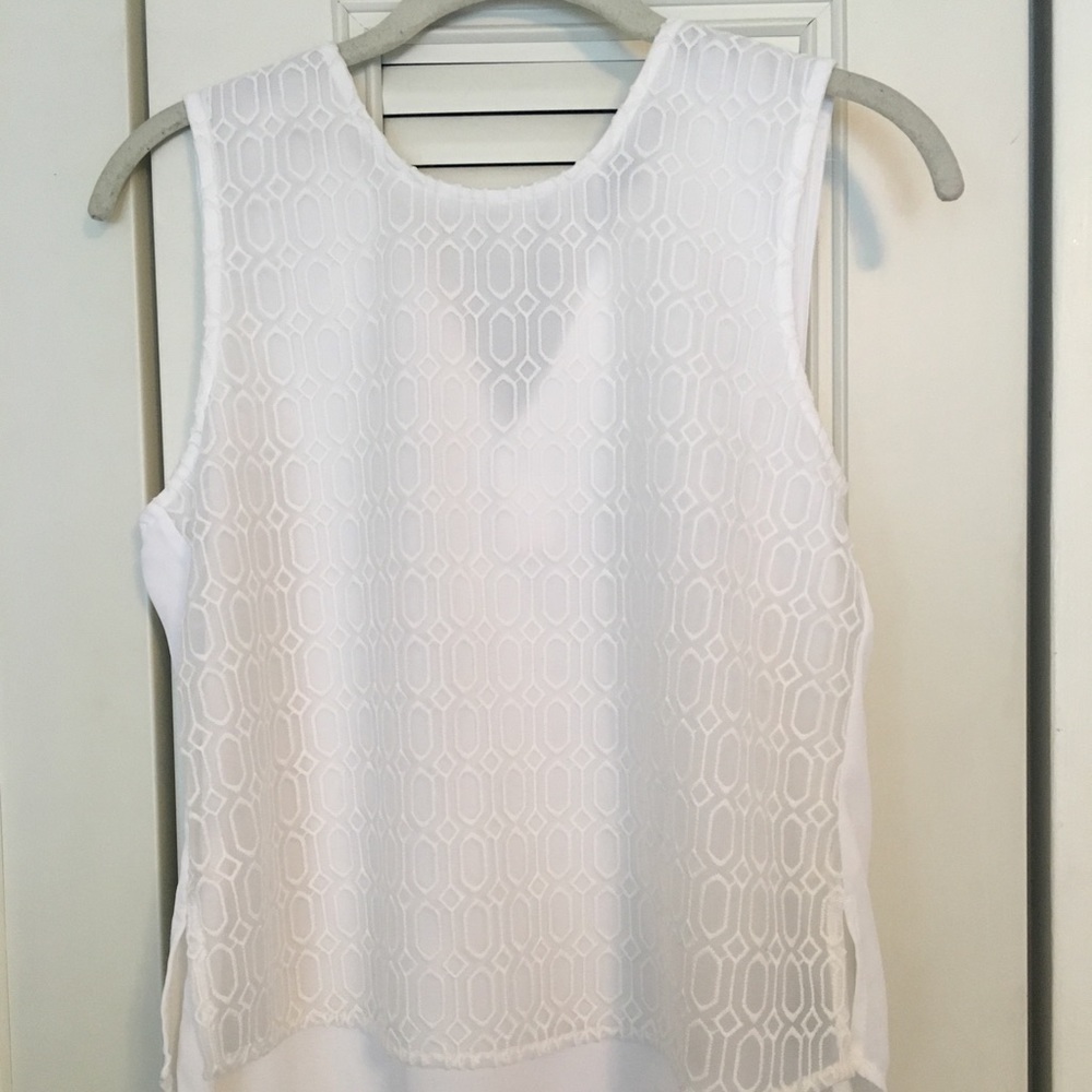 Sheer tank top